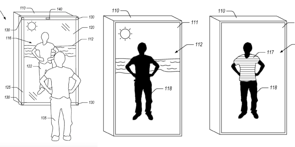 Amazon запантетовал зеркало виртуальной реальности