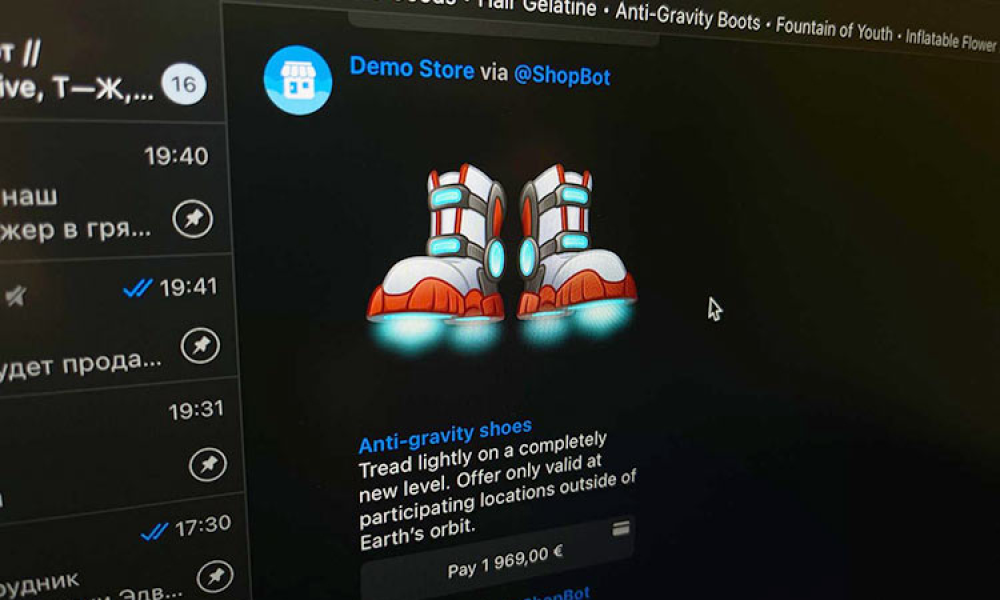 В Telegram появятся магазины с продажей товаров в каналах и чатах