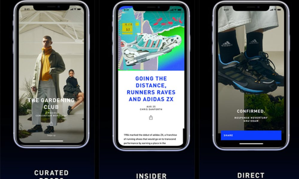 Adidas запускает streetwear-приложение с эксклюзивным контентом