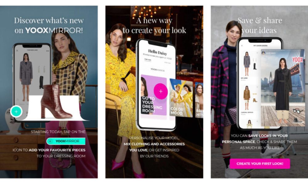 Yoox расширяет свою виртуальную примерочную YooxMirror